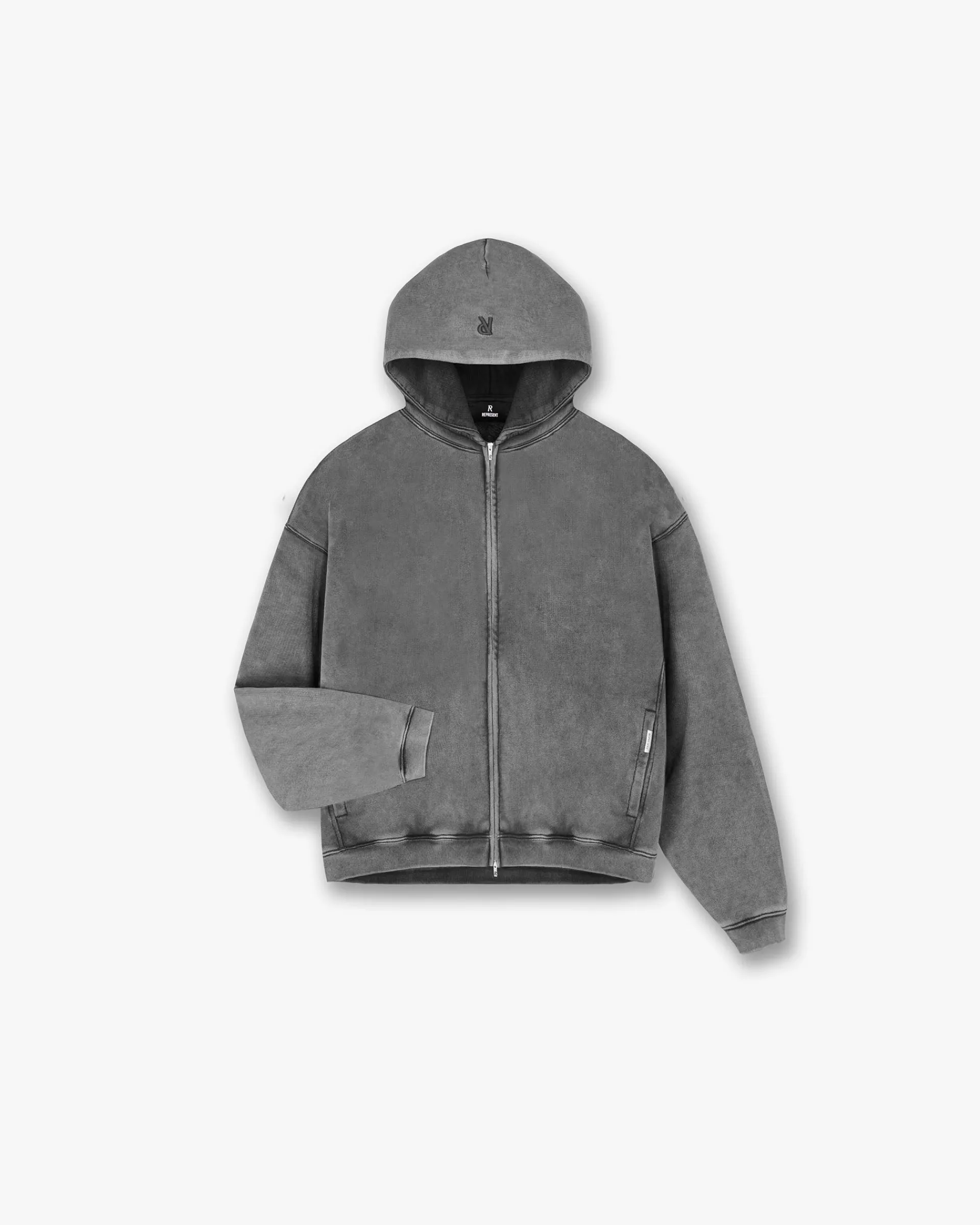Represent Initial Zip Hoodie - Vintage Grey> Hoodies