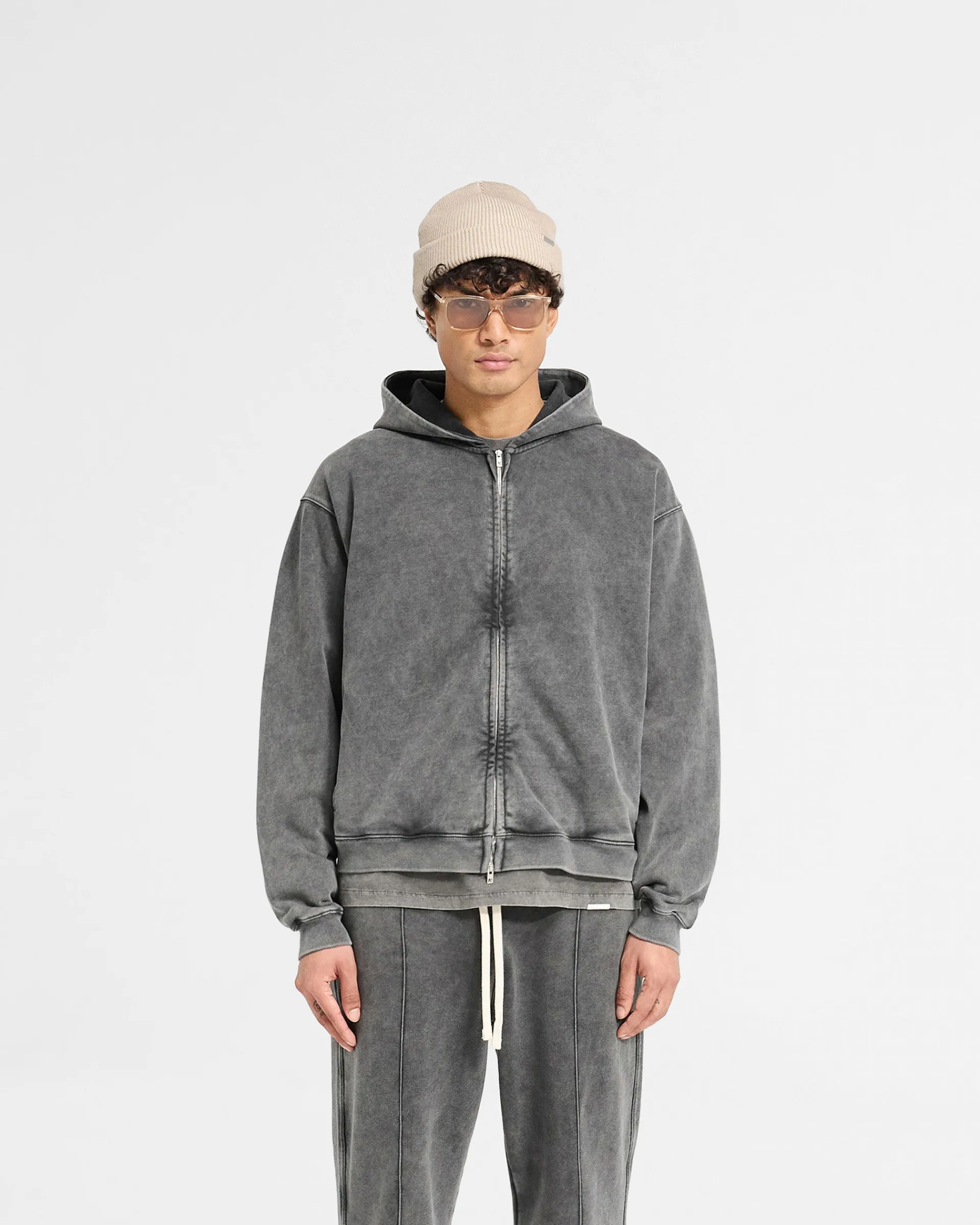 Represent Initial Zip Hoodie - Vintage Grey> Hoodies