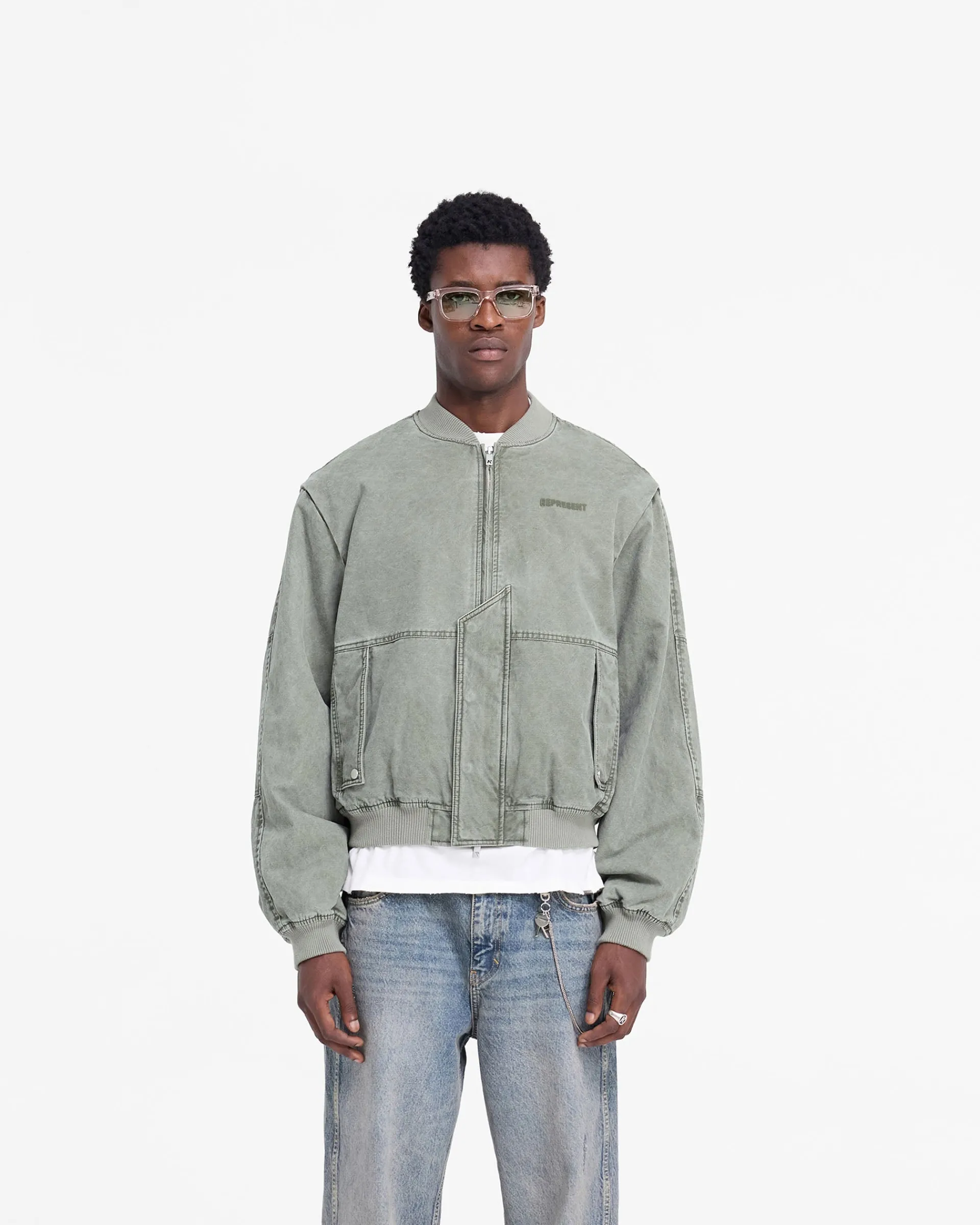Represent Inset Sleeve Bomber -> Outerwear