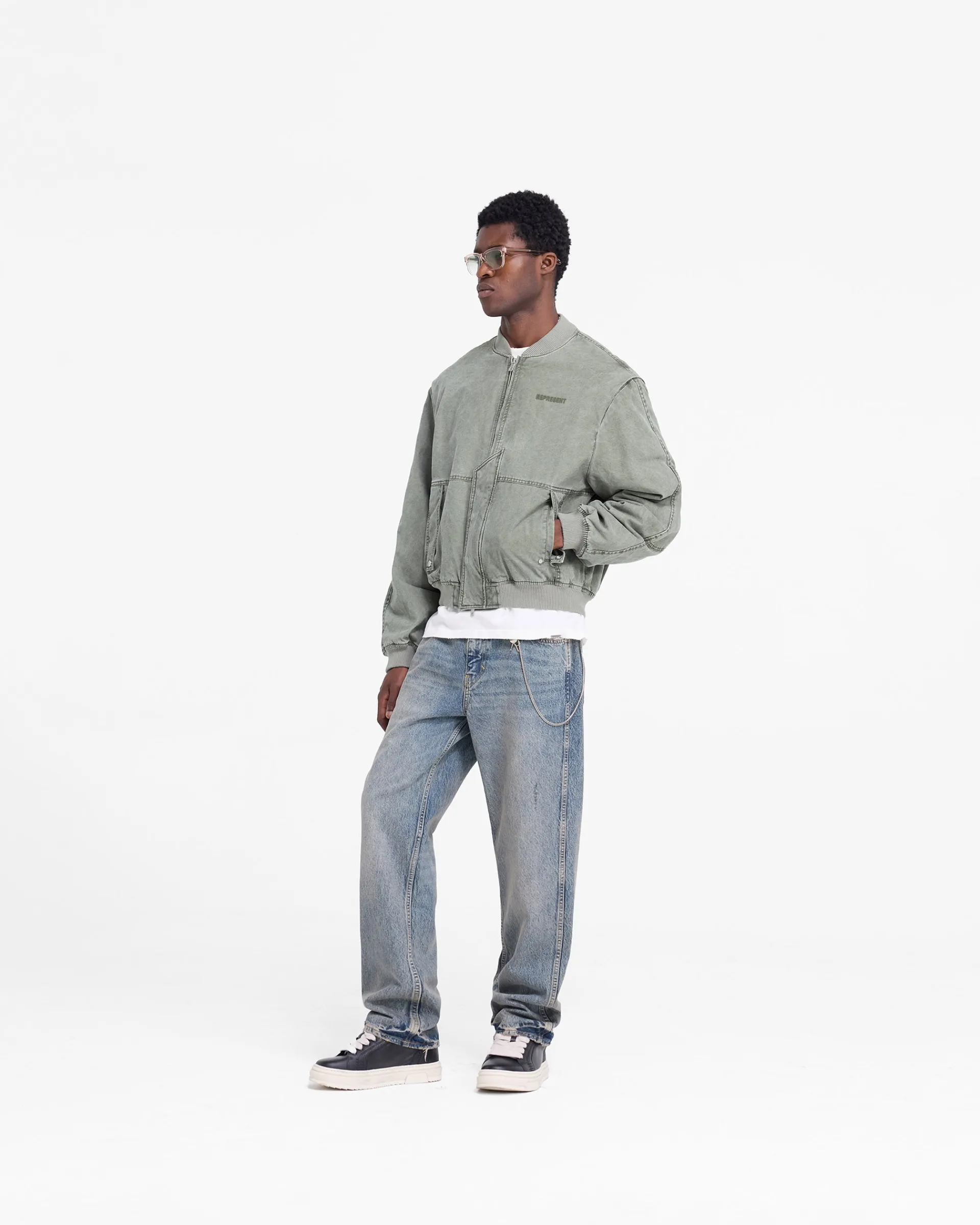 Represent Inset Sleeve Bomber -> Outerwear
