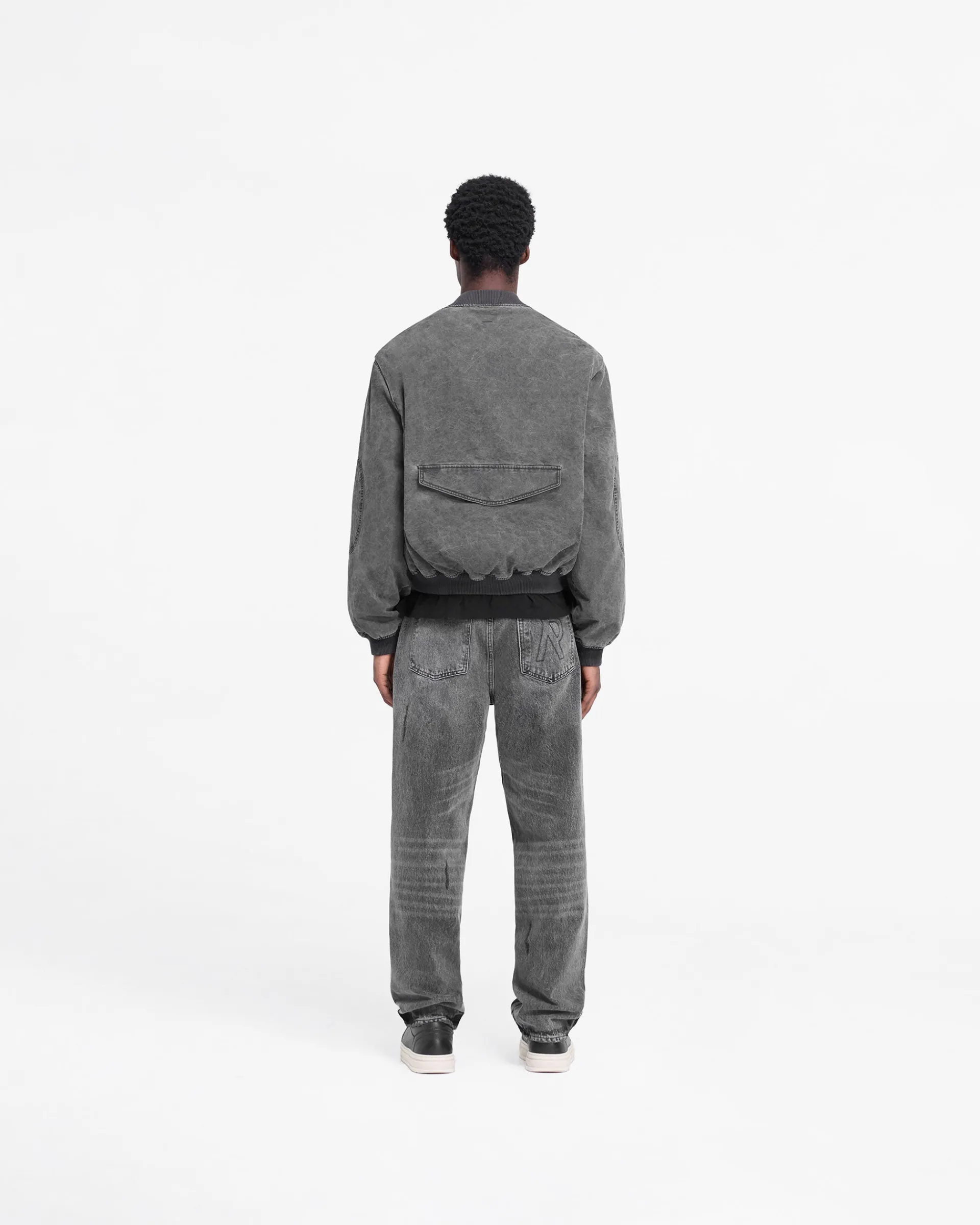 Represent Inset Sleeve Bomber - Stained Black> Outerwear