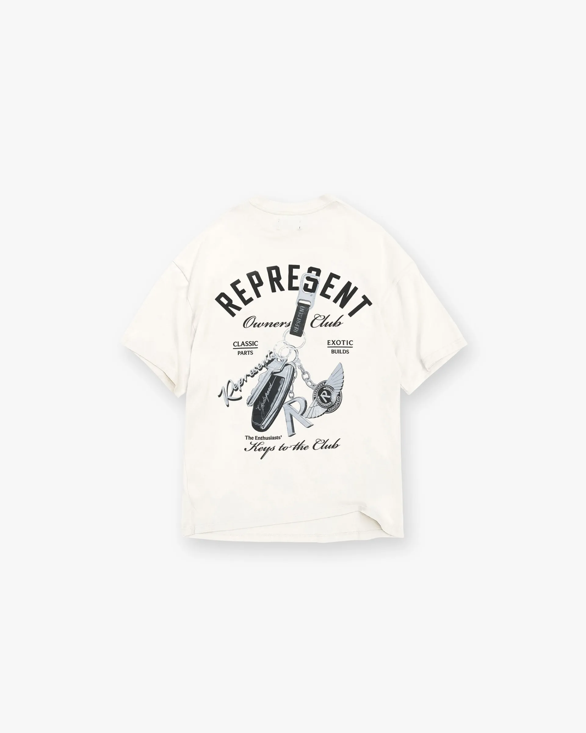 Represent Keys To The Club T-Shirt - Flat White> T-Shirts