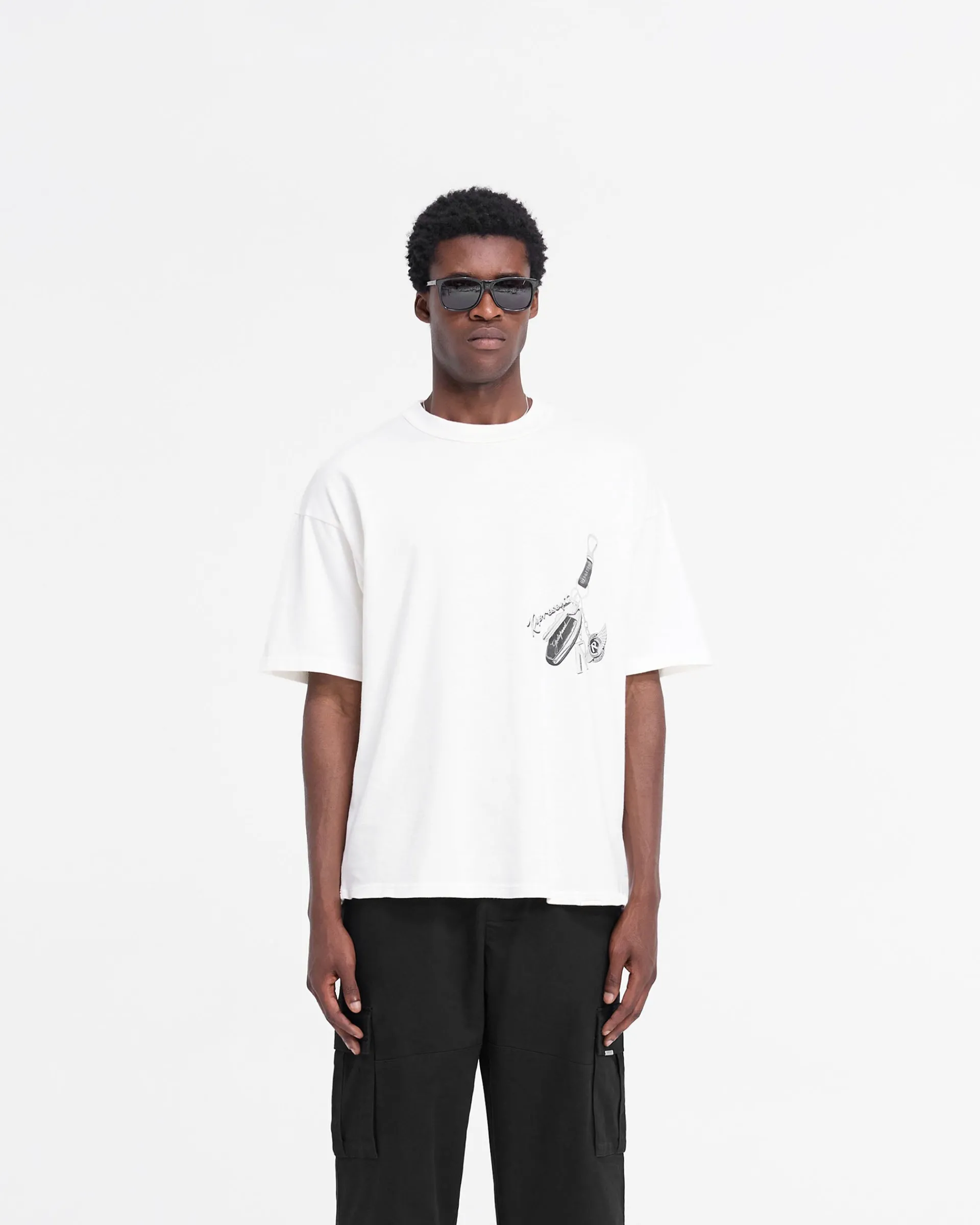 Represent Keys To The Club T-Shirt - Flat White> T-Shirts