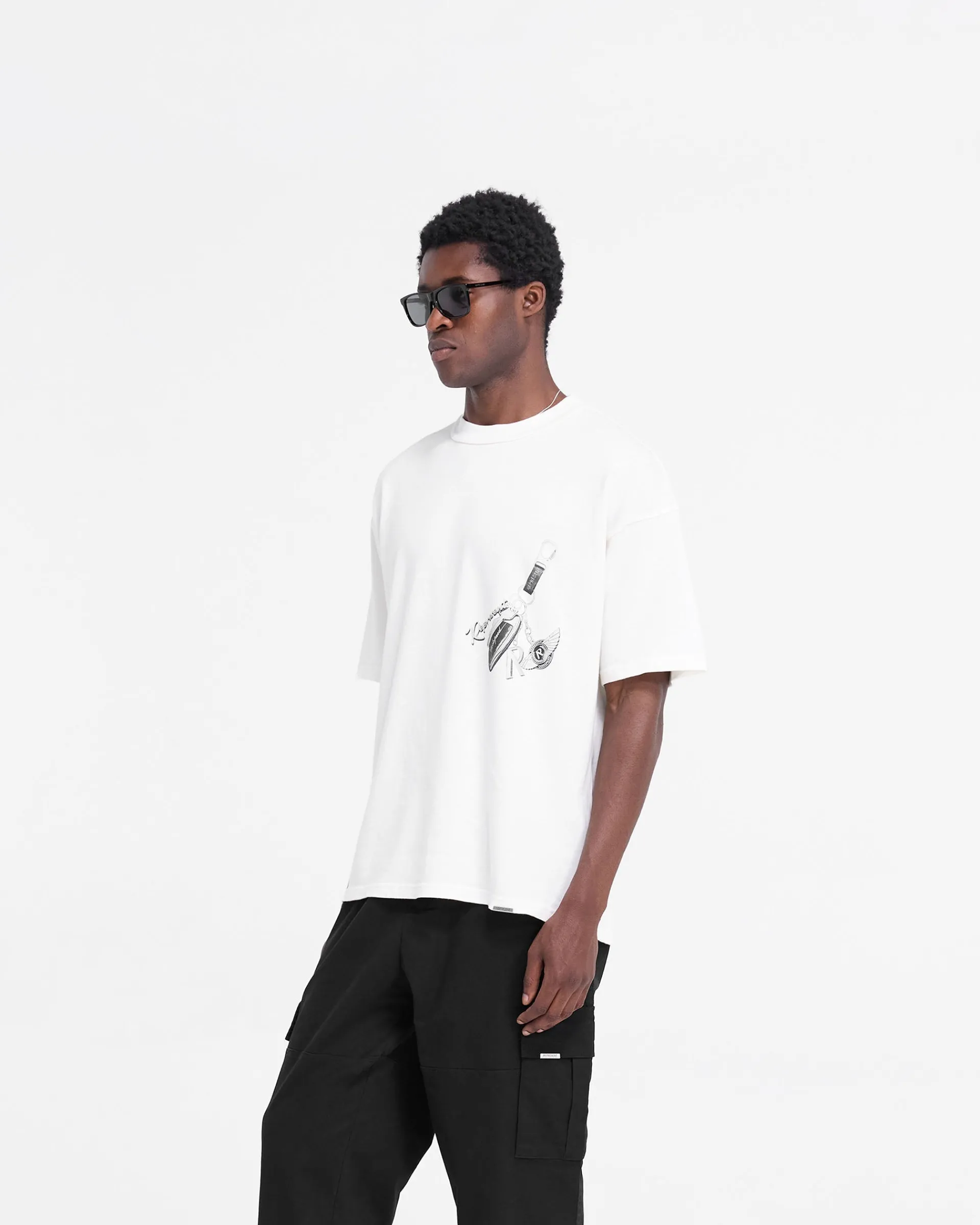 Represent Keys To The Club T-Shirt - Flat White> T-Shirts