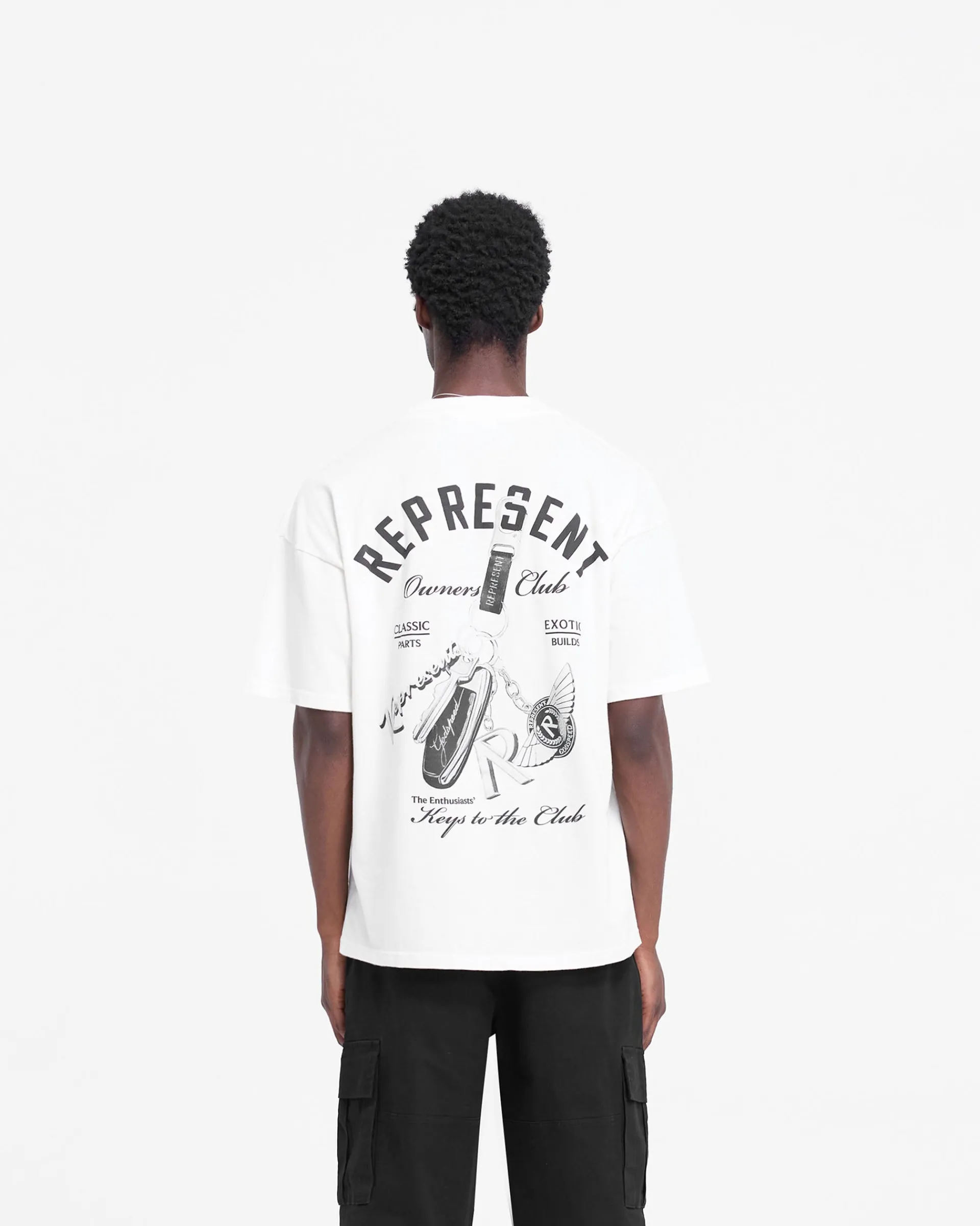 Represent Keys To The Club T-Shirt - Flat White> T-Shirts