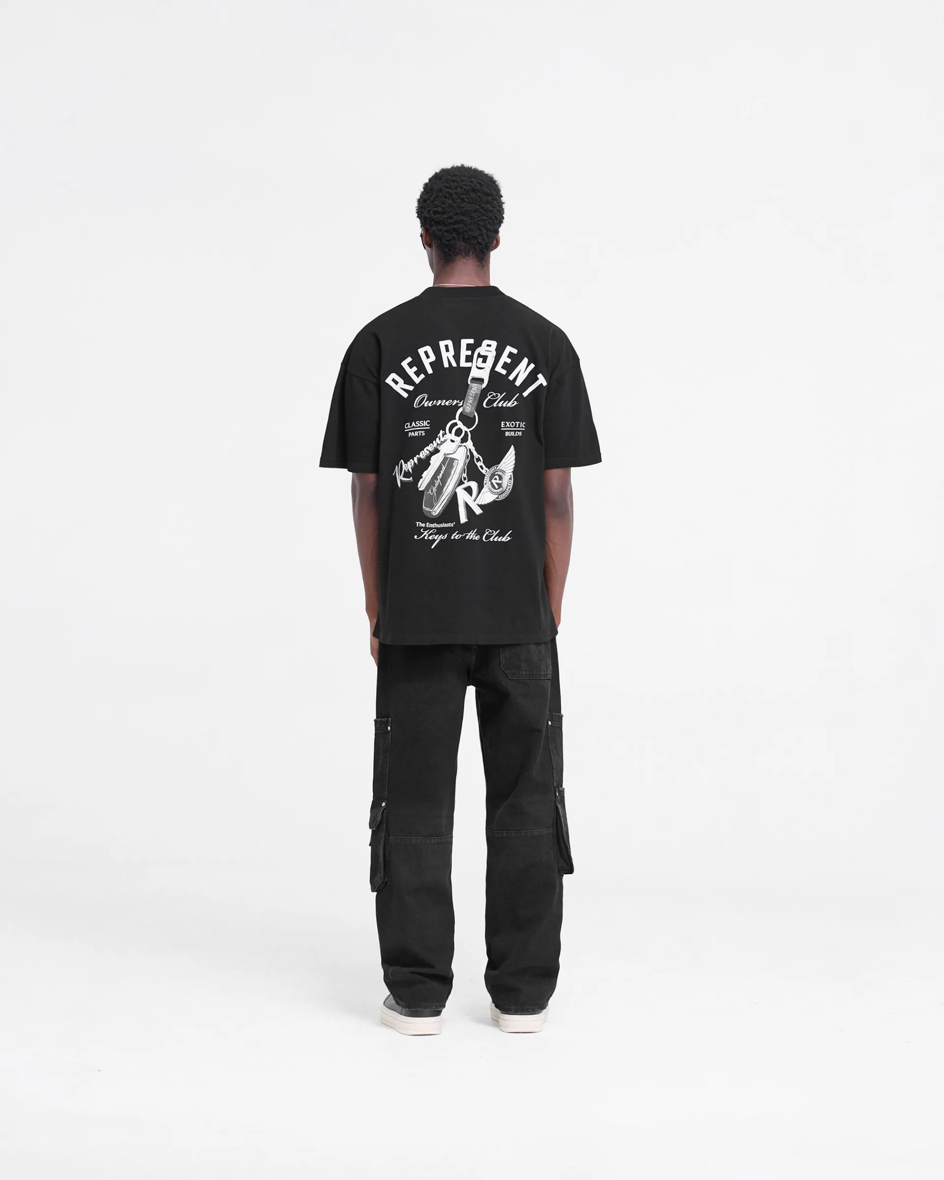 Represent Keys To The Club T-Shirt - Jet Black> T-Shirts