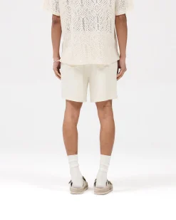 Represent Knitted Panel Short - Antique White><noscript><img width=