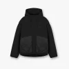 Represent Layered Hooded Puffer - Jet Black> Puffer Jackets | Outerwear