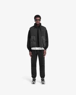 Represent Layered Puffer Gilet - Jet Black><noscript><img width=