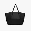 Represent Leather Pleat Large Tote - Jet Black> Bags