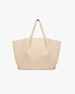Represent Leather Pleat Large Tote -> Bags