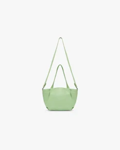 Represent Leather Pleat Mini Tote - Forest Shade> Bags