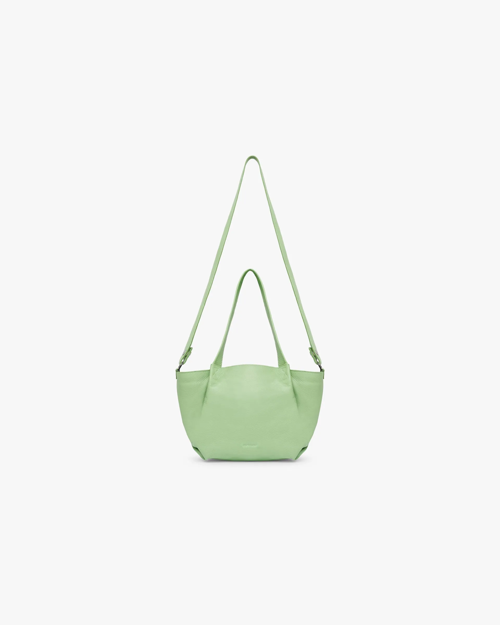 Represent Leather Pleat Mini Tote - Forest Shade> Bags