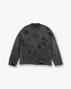 Represent Legacy Long Sleeve T-Shirt - Vintage Grey> T-Shirts