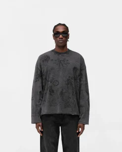 Represent Legacy Long Sleeve T-Shirt - Vintage Grey><noscript><img width=