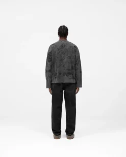 Represent Legacy Long Sleeve T-Shirt - Vintage Grey><noscript><img width=