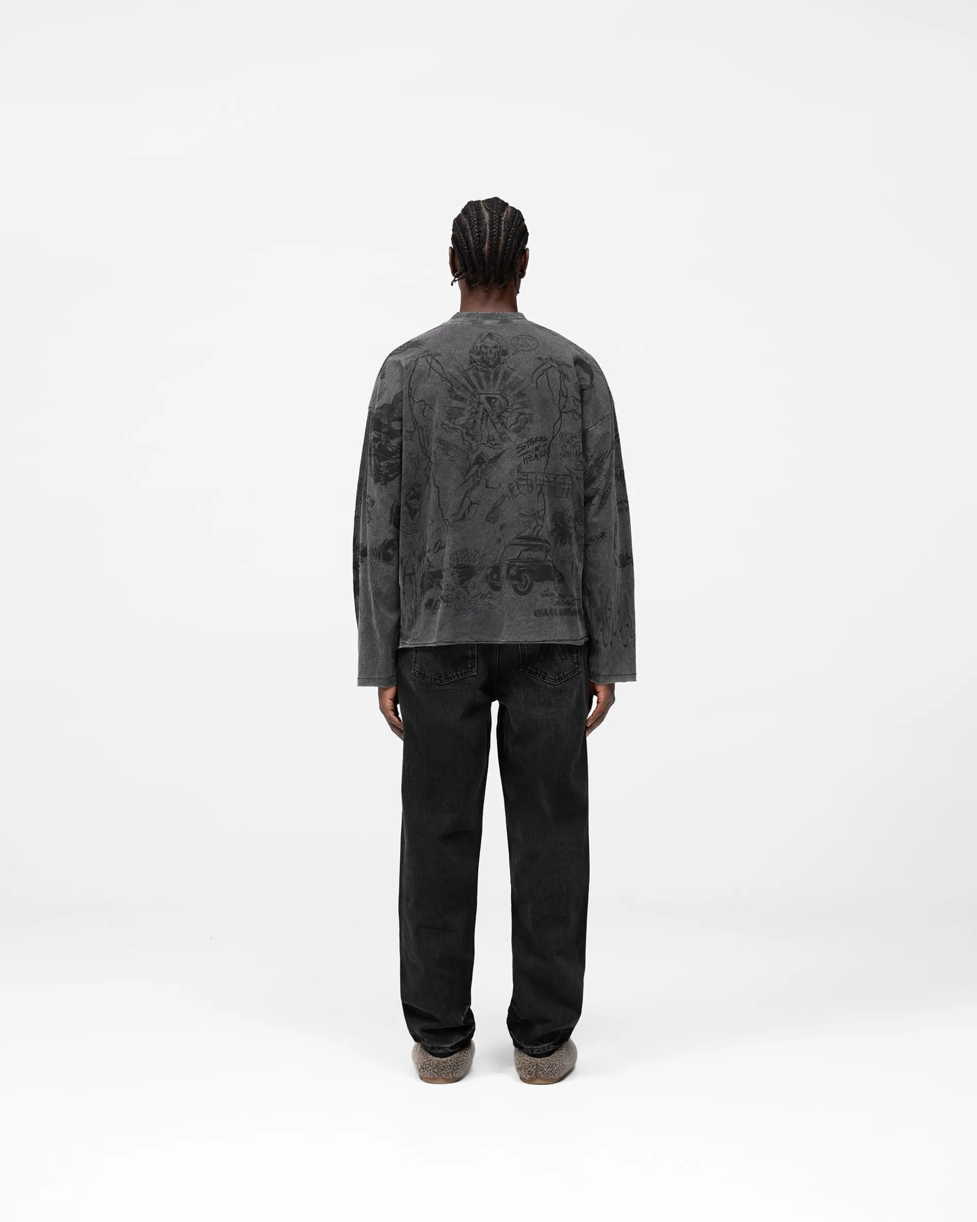 Represent Legacy Long Sleeve T-Shirt - Vintage Grey> T-Shirts