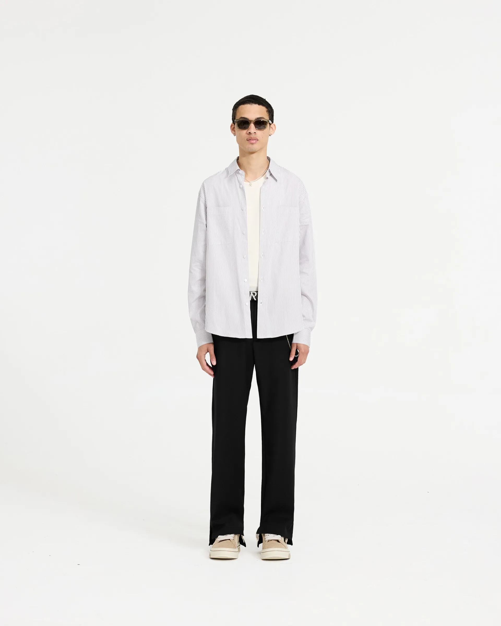 Represent Long Sleeve Pinstripe Shirt -> Shirts