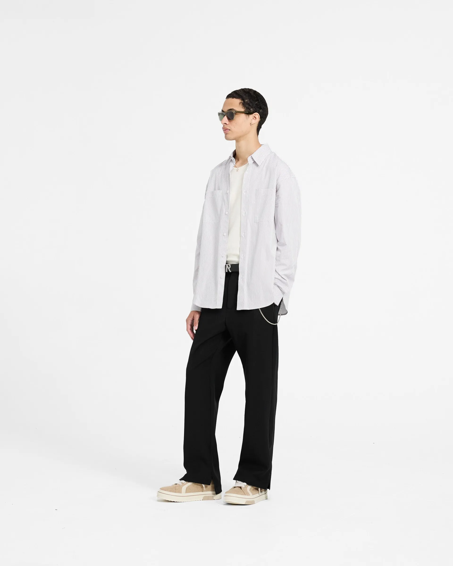 Represent Long Sleeve Pinstripe Shirt -> Shirts