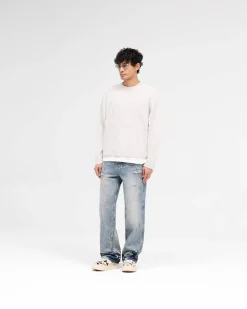 Represent Marled Knit Jumper - Ice Grey Marl><noscript><img width=