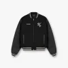 Represent Mascot Wool Varsity Jacket - Jet Black> Varsity Jackets | Outerwear