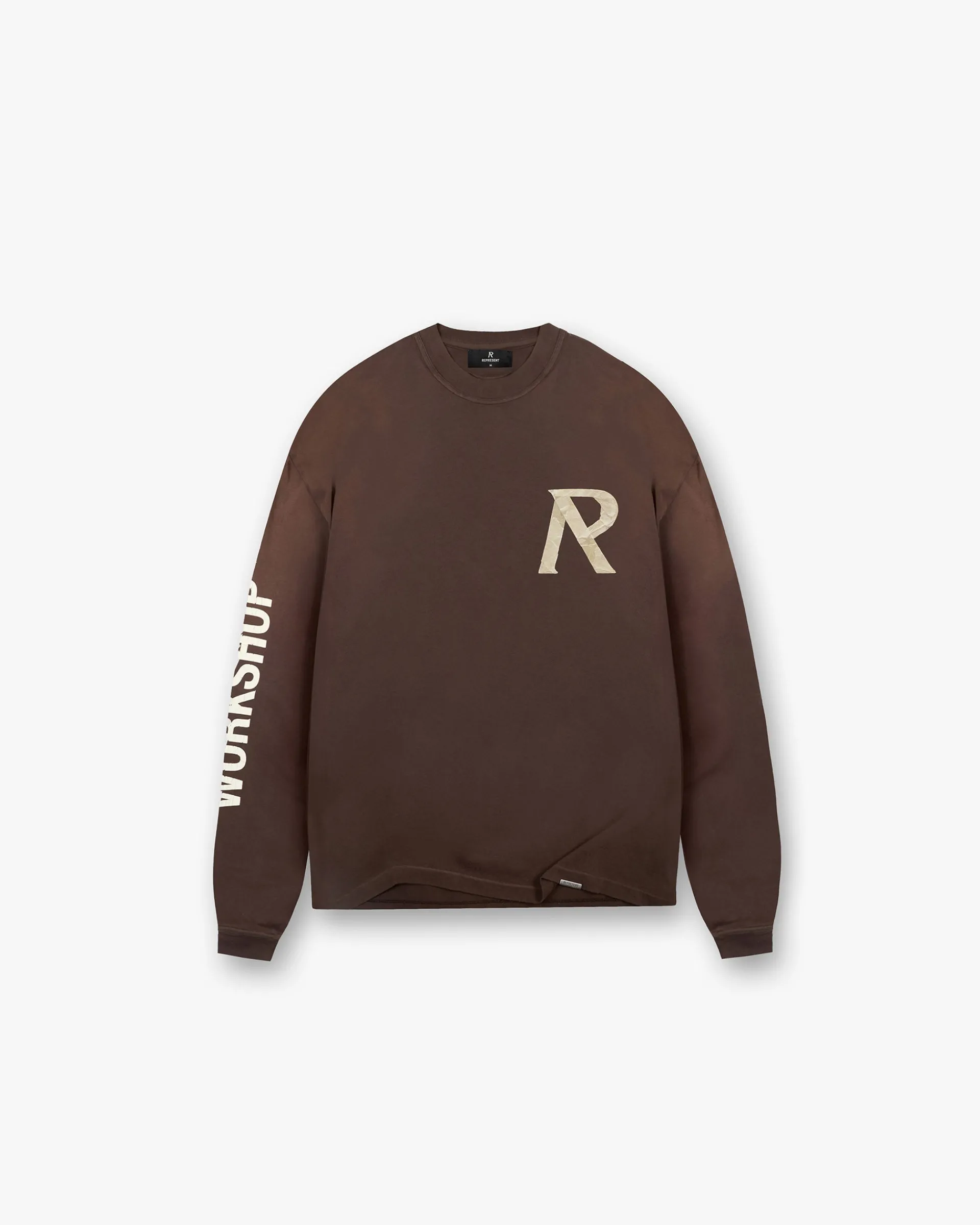 Represent Masking Tape Initial Long Sleeve T-Shirt -> T-Shirts