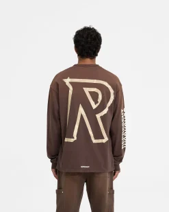 Represent Masking Tape Initial Long Sleeve T-Shirt -><noscript><img width=