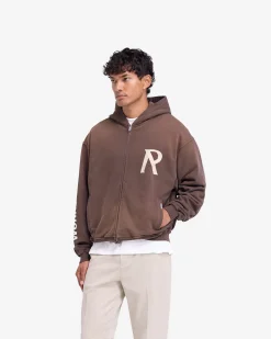 Represent Masking Tape Initial Zip Hoodie -><noscript><img width=