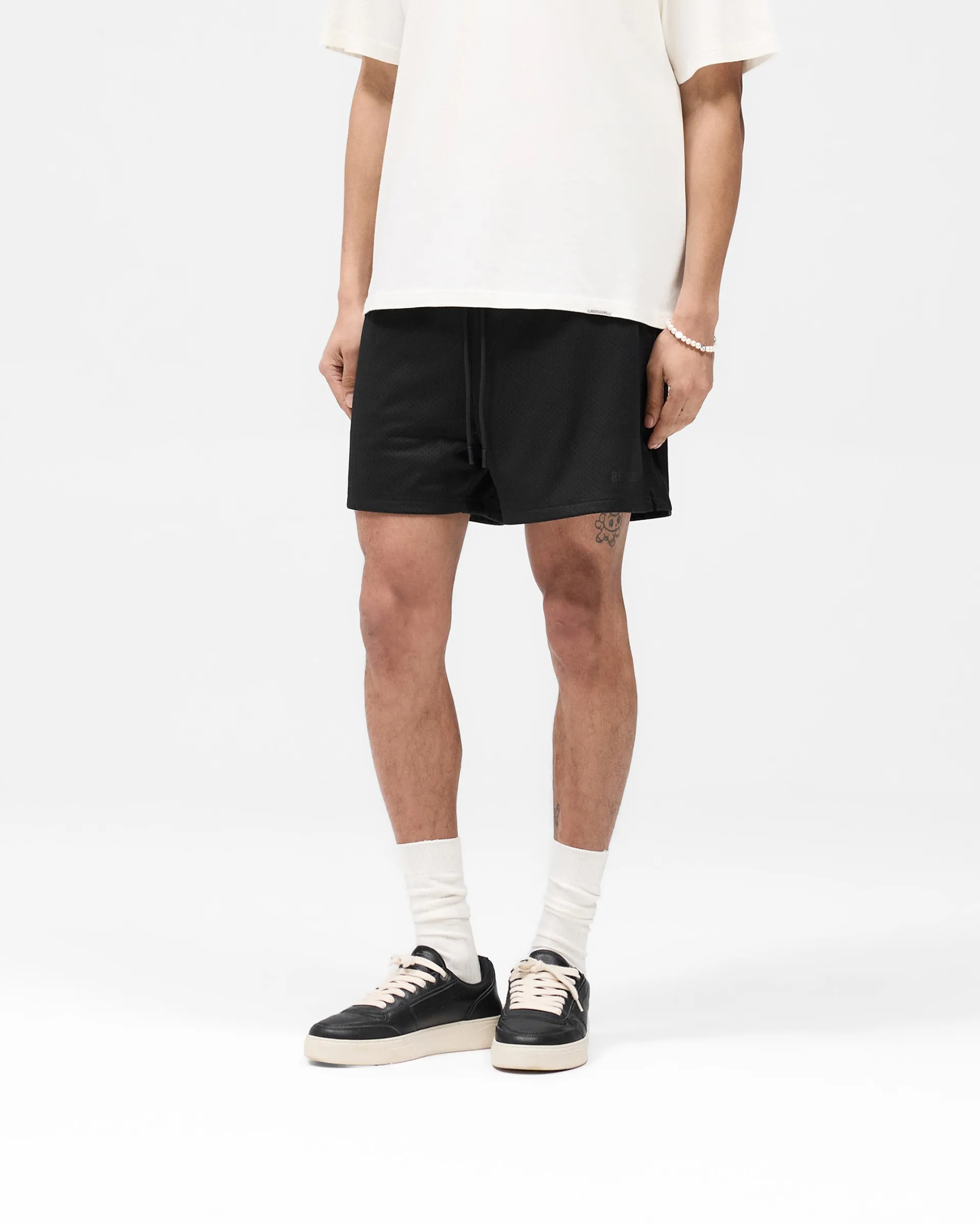 Represent Mesh Short - Jet Black> Shorts