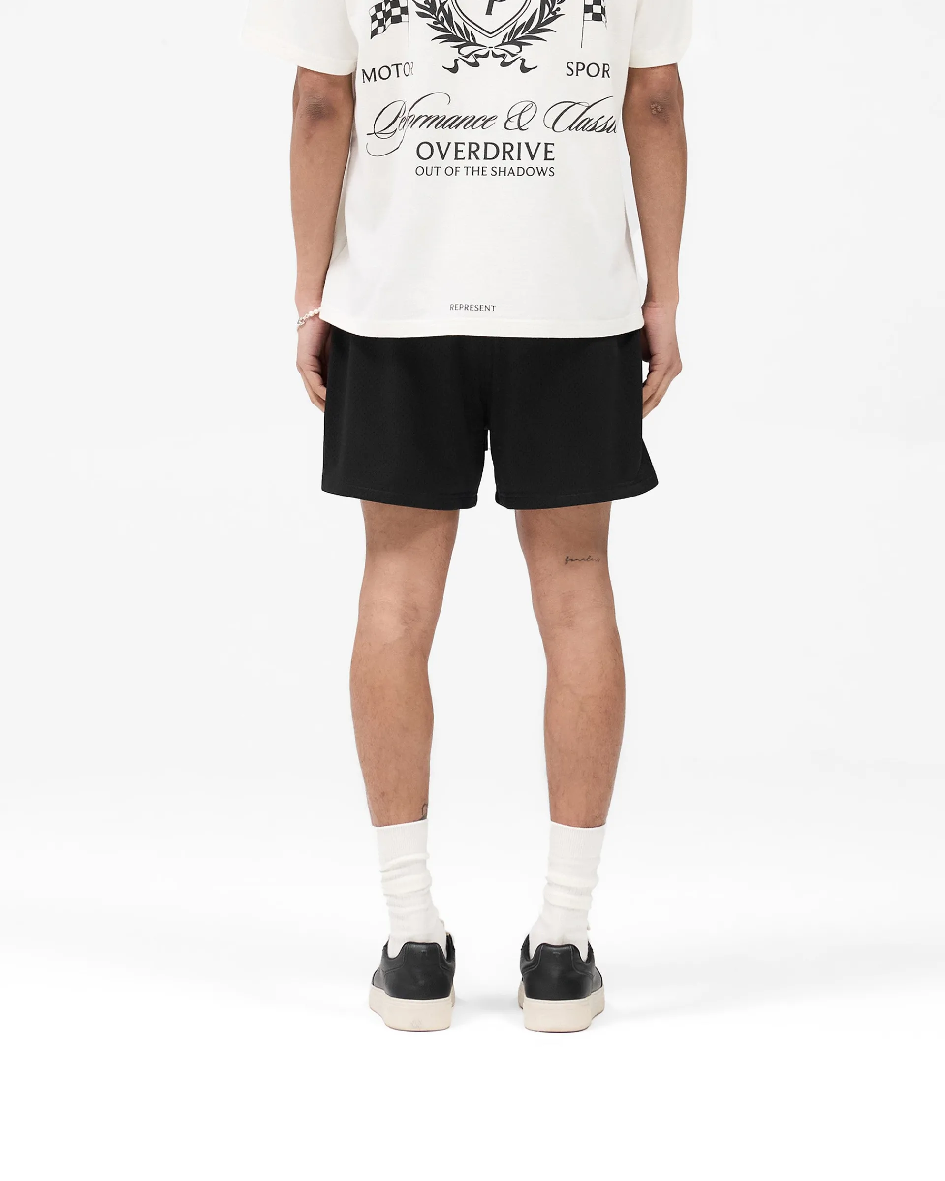 Represent Mesh Short - Jet Black> Shorts