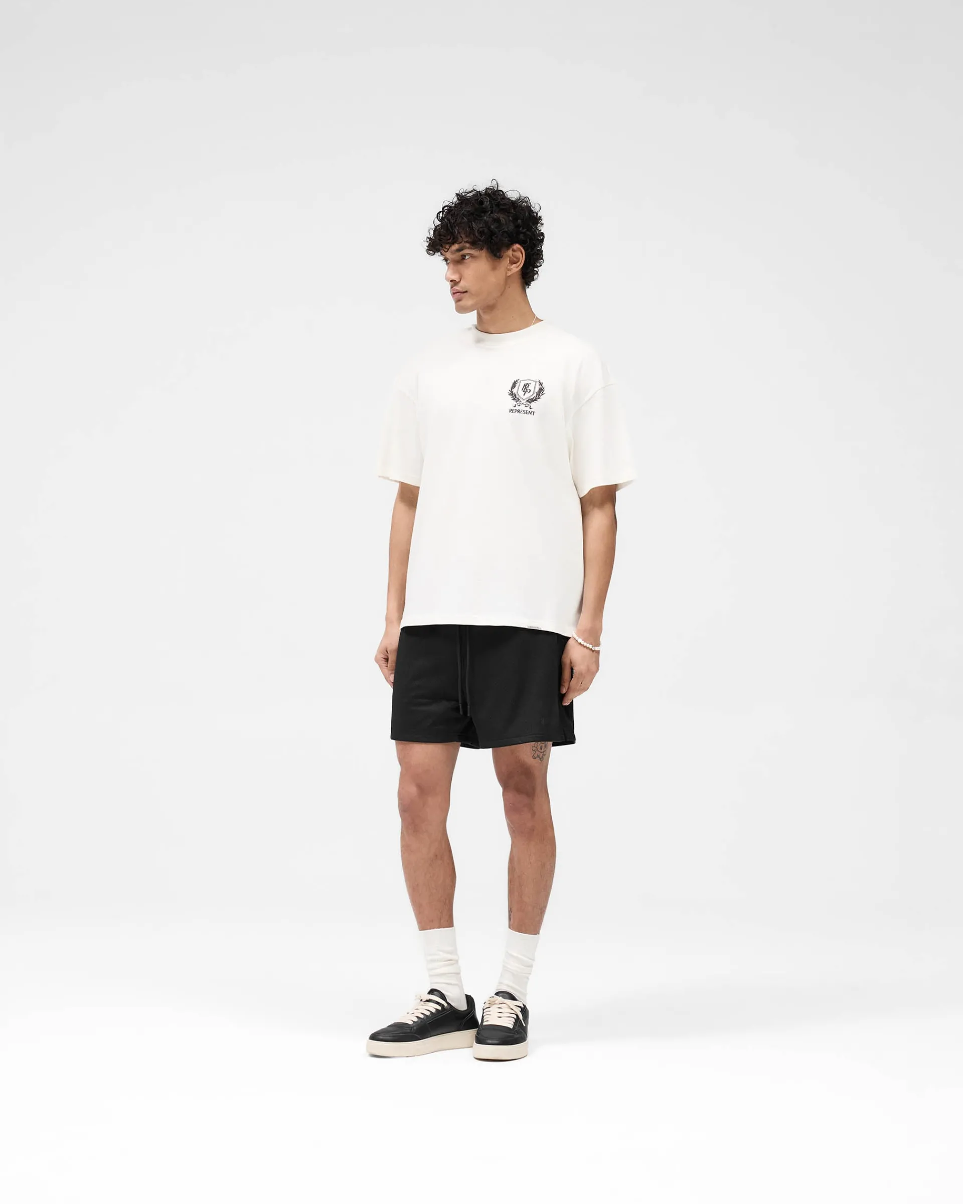 Represent Mesh Short - Jet Black> Shorts