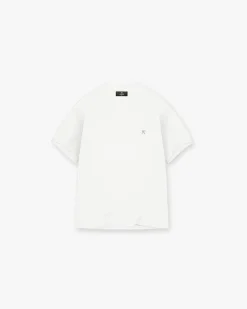 Represent Metal Initial R T-Shirt - Flat White> T-Shirts