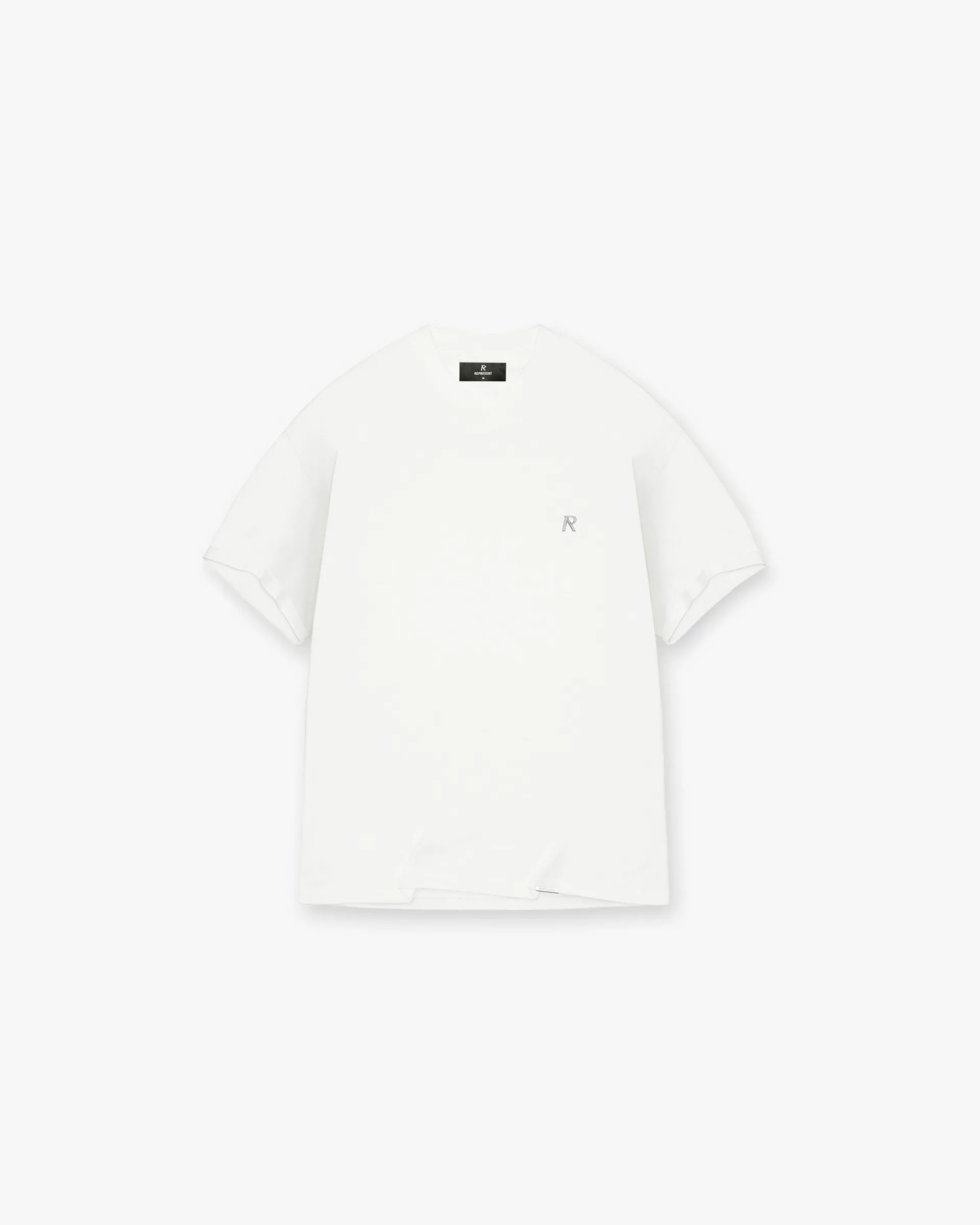 Represent Metal Initial R T-Shirt - Flat White> T-Shirts