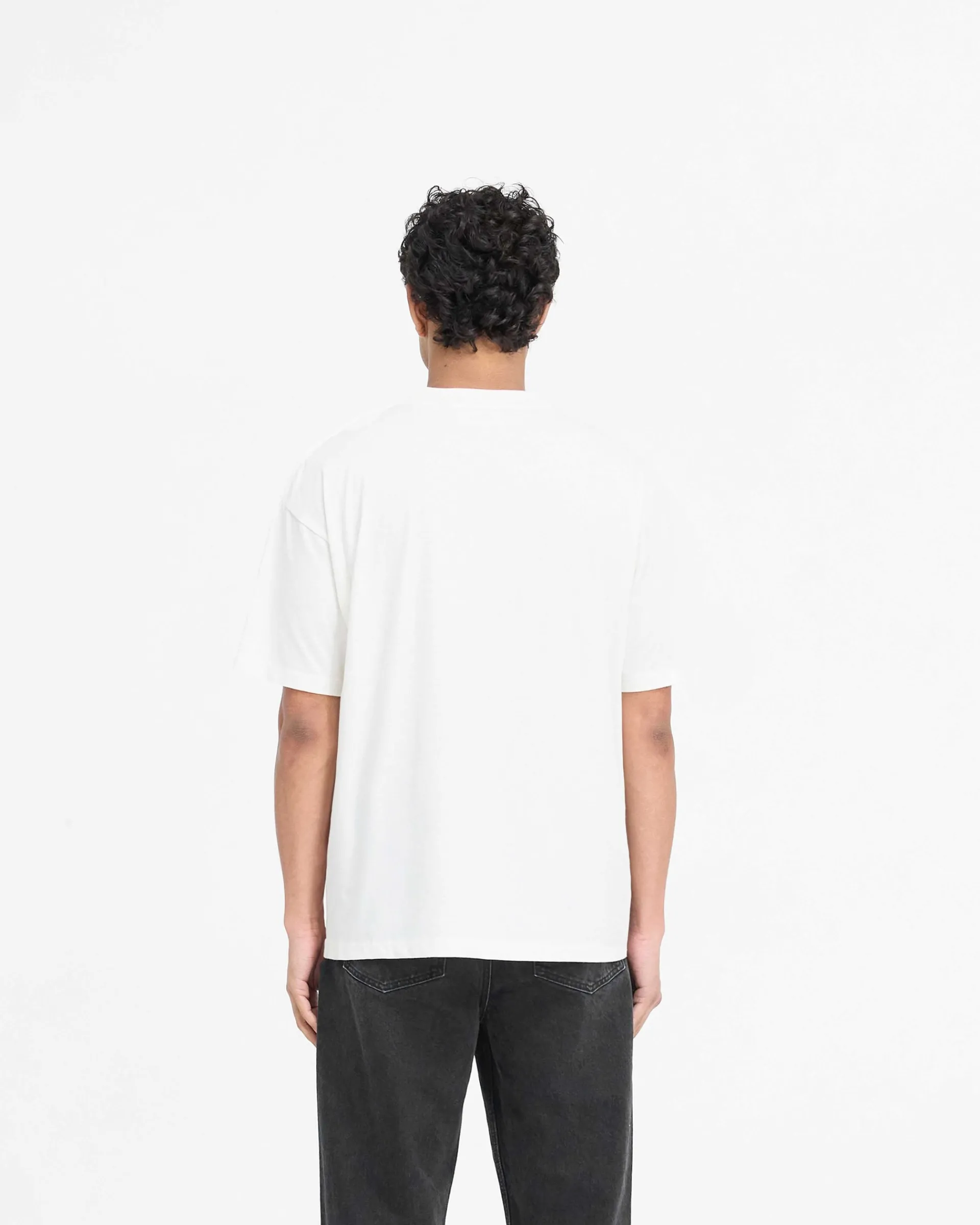 Represent Metal Initial R T-Shirt - Flat White> T-Shirts