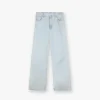 Represent Mid Rise Wide Leg Jean - Washed Blue> Bottoms/Jeans