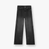 Represent Mid Rise Wide Leg Jean - Washed Black> Bottoms/Jeans