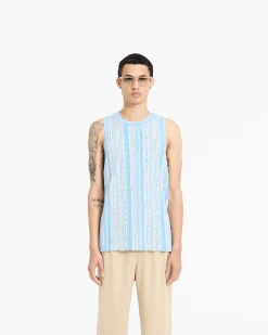 Represent Mixed Knit Vest - Royal Blue><noscript><img width=