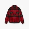 Represent Mohair Overshirt - Red Check> Shirts