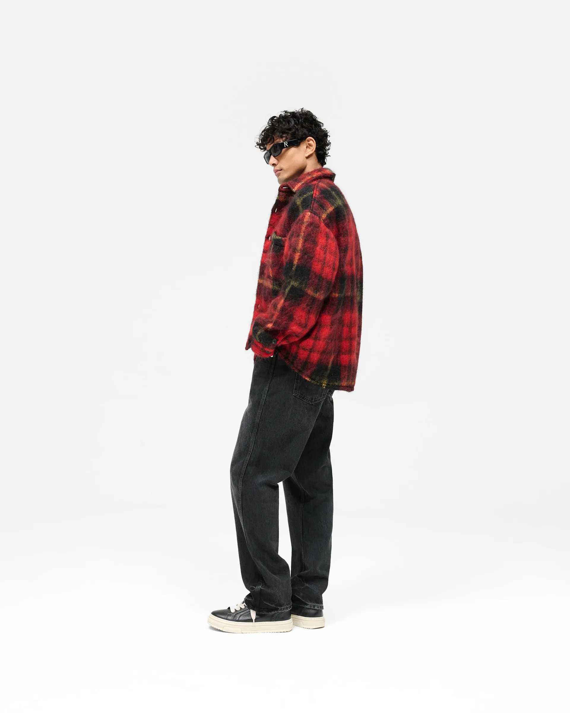 Represent Mohair Overshirt - Red Check> Shirts