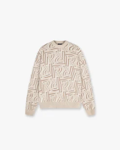 Represent Monogram Knit Sweater -> Knitwear