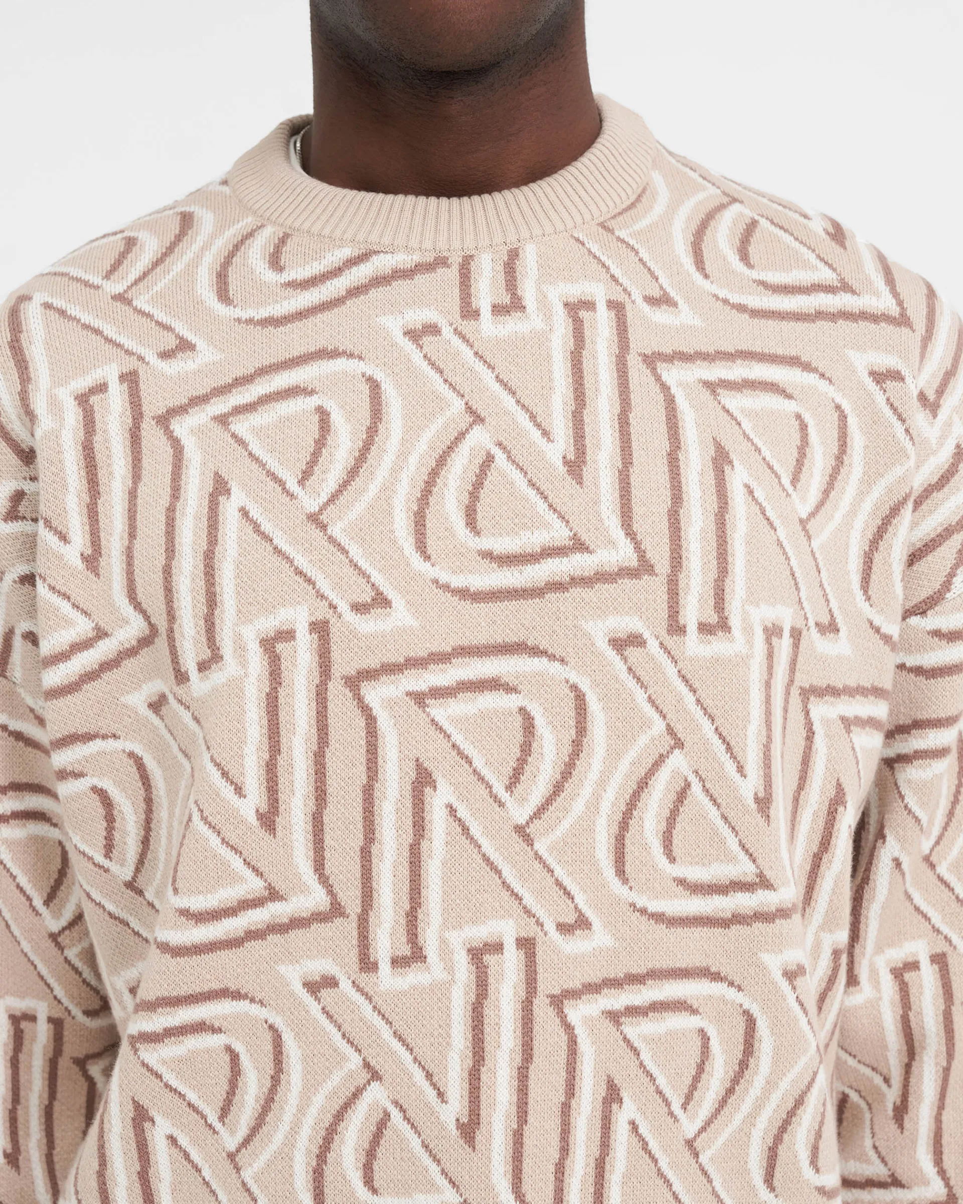 Represent Monogram Knit Sweater -> Knitwear