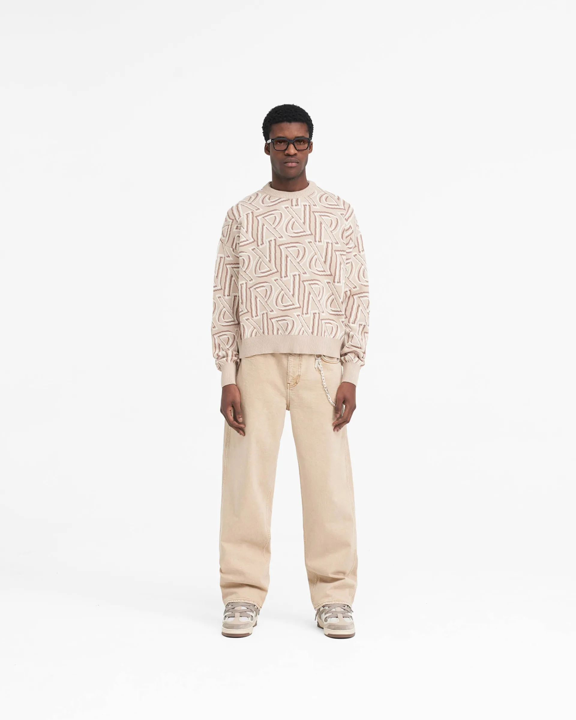 Represent Monogram Knit Sweater -> Knitwear