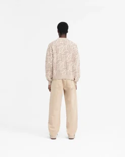 Represent Monogram Knit Sweater -><noscript><img width=