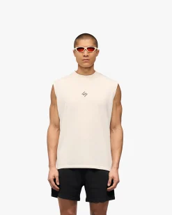Represent 247 Motion Oversized Tank - Flat White><noscript><img width=