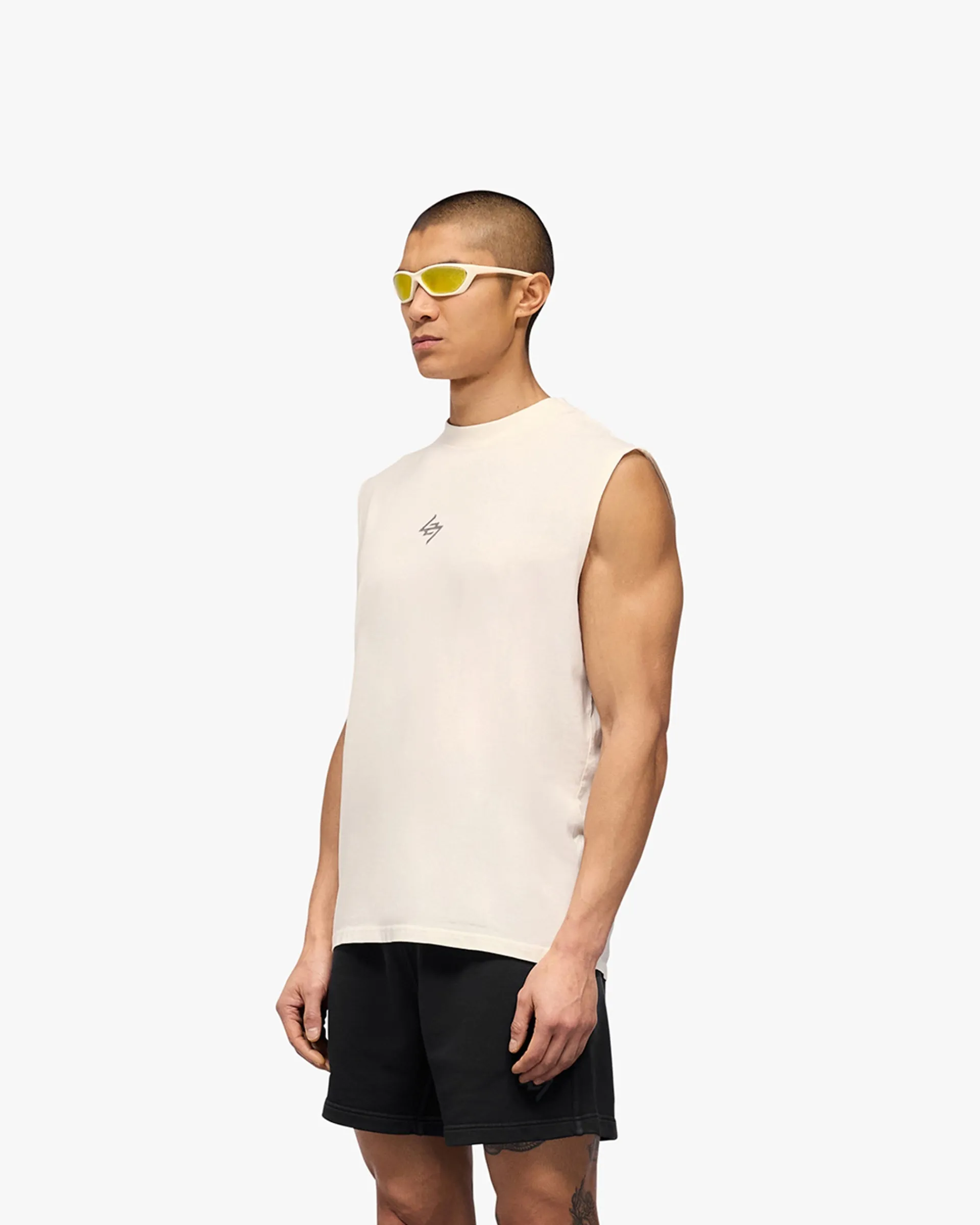Represent 247 Motion Oversized Tank - Flat White> T-Shirts