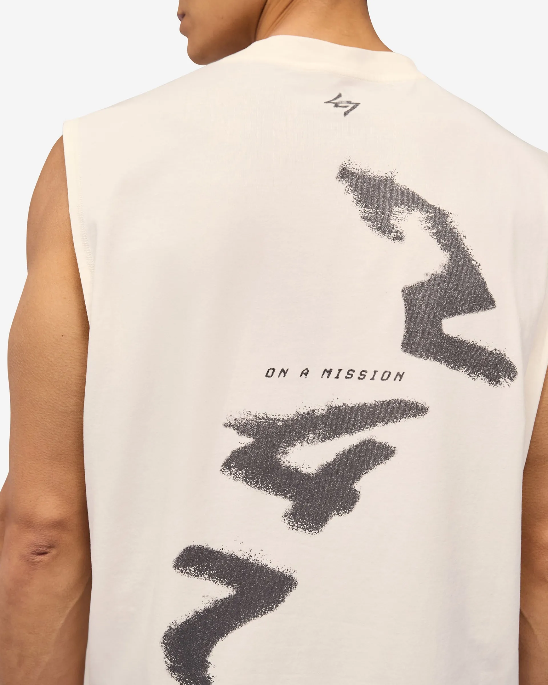 Represent 247 Motion Oversized Tank - Flat White> T-Shirts