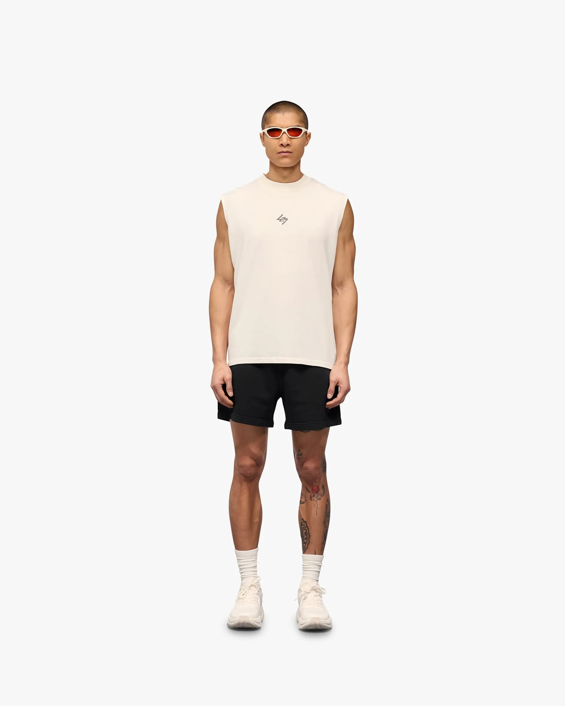 Represent 247 Motion Oversized Tank - Flat White> T-Shirts