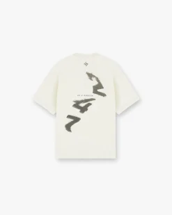 Represent 247 Motion Oversized T-Shirt - Flat White> T-Shirts