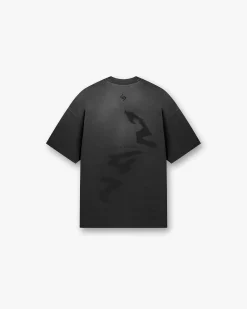 Represent 247 Motion Oversized T-Shirt - Aged Black> T-Shirts