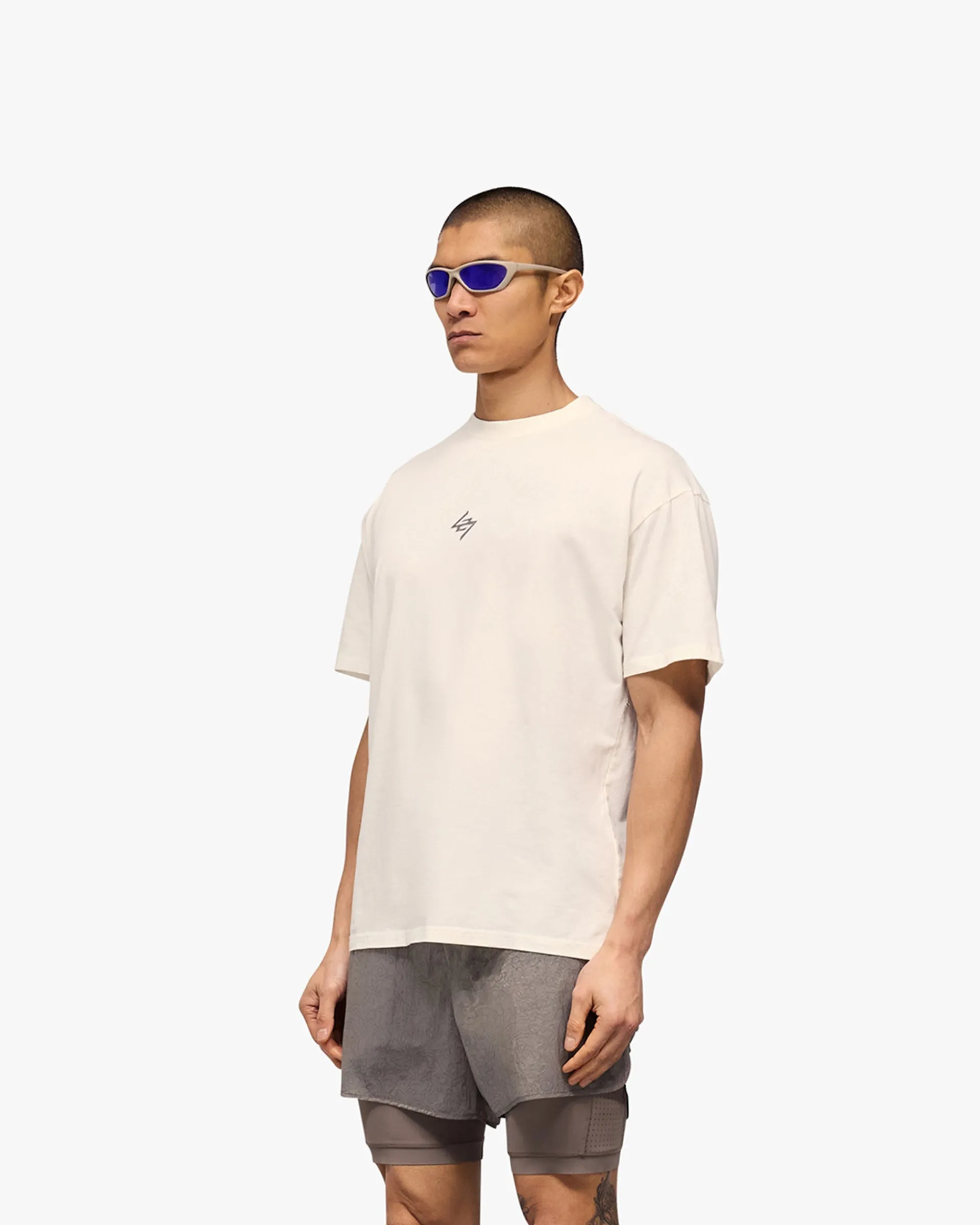 Represent 247 Motion Oversized T-Shirt - Flat White> T-Shirts
